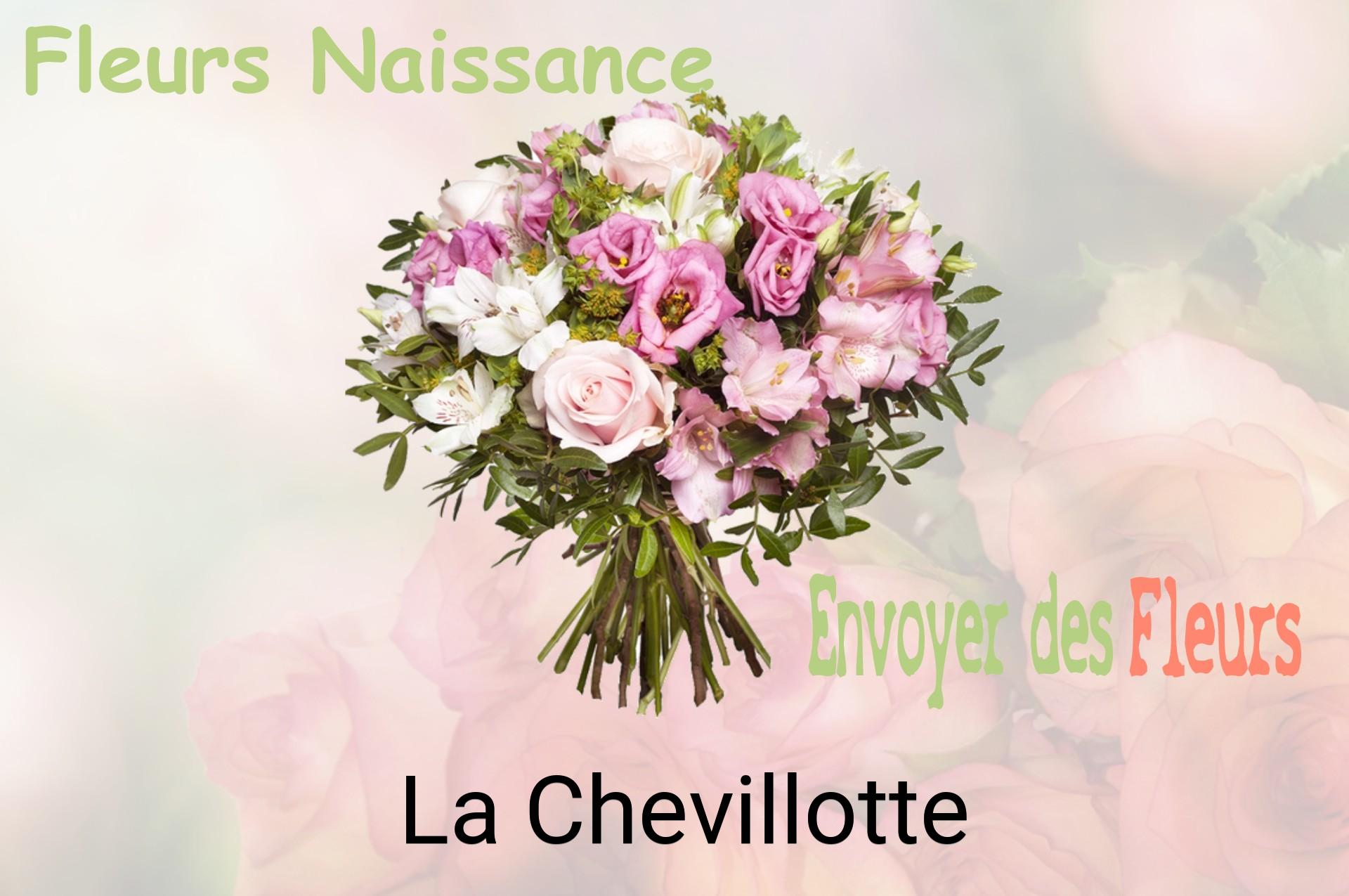 Bouquet de fleurs de naissance livré à La Chevillotte